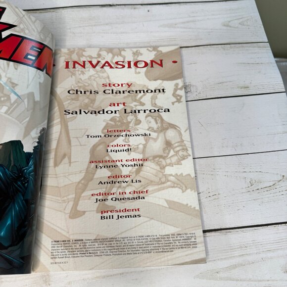 Marvel X-Treme X-Men: Invasion Comic Book By Chris Claremont & Salvador Larroca - Picture 4 of 8